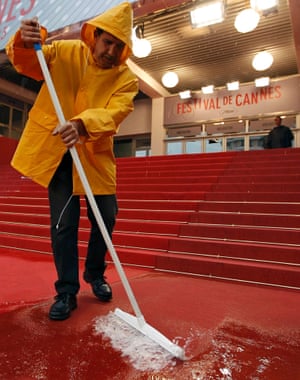 Heavy rain at Cannes Film Festival
