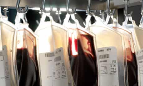Blood transfusion bags