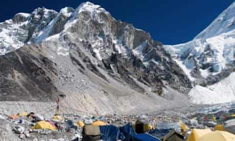 Base Camp at the foot of Mount Everest
