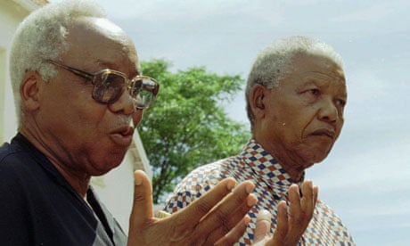 Julius Nyerere with Nelson Mandela