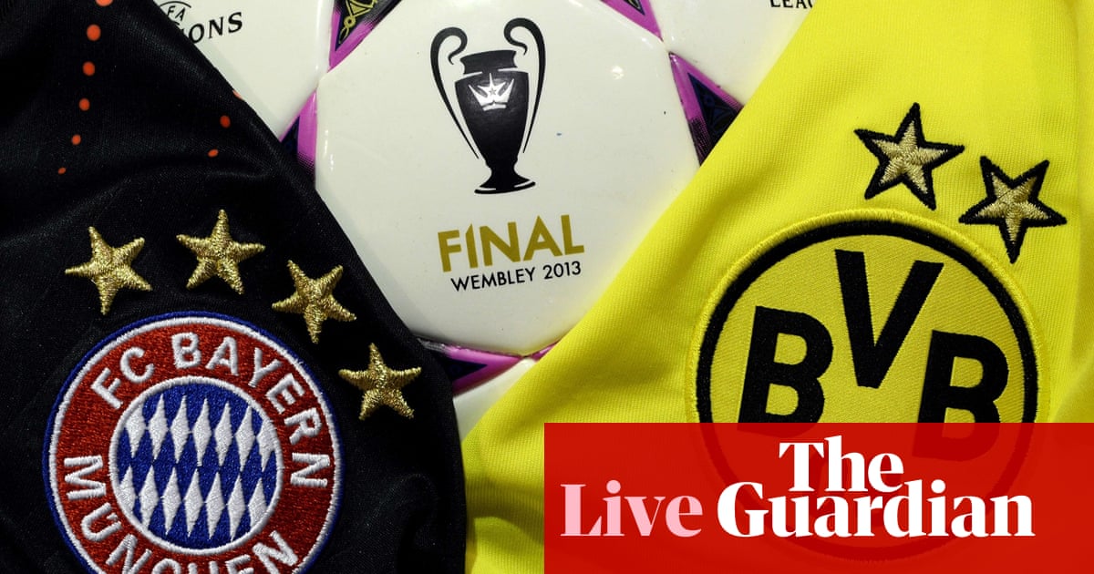 Borussia Dortmund V Bayern Munich Champions League Final Live Paul Doyle Football The Guardian Borussia Dortmund V Bayern Munich Champions League Final Live Paul Doyle Football The Guardian
