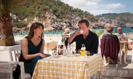 Camerons on holiday to Ibiza