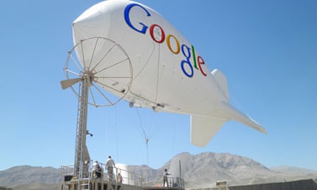 Download Google to bring net access to Africa using blimps, masts and satellites | Google | The Guardian