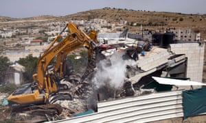 Palestinian homes built without a construction permit are often demolished by order of the Jerusalem municipality.