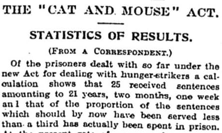 Cat and mouse stats 1913