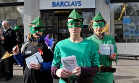 Robin Hood tax campaigners