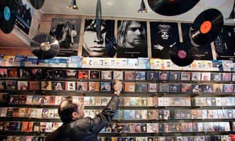 A record shop in Tehran