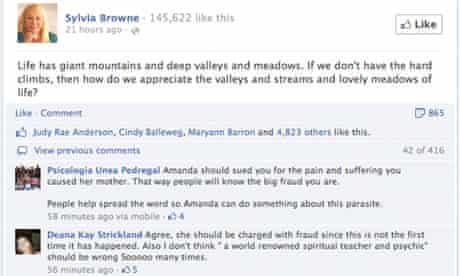 Sylvia Browne Fans Lash Out At Psychic Over False Ohio