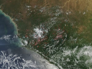 Satellite Eye on Earth: The West African fire season heated up