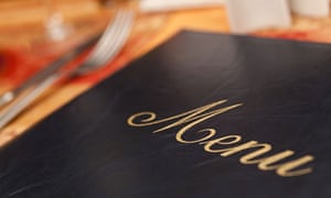 the psychology of menus food the guardian