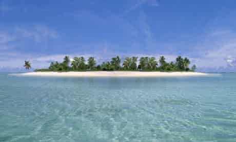 Tropical Island, Aitutaki Atoll, Cook Islands