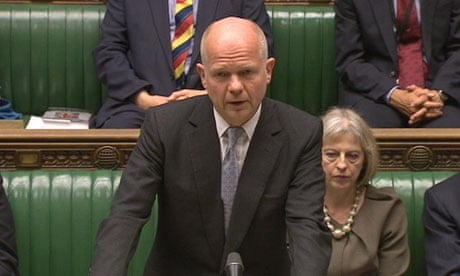 William Hague said the UK had 'one of the strongest systems of checks and balances for intelligence'