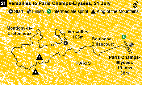 Stage 21 map