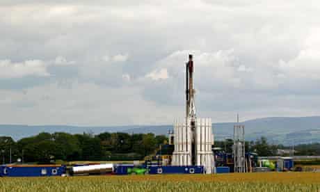 Cuadrilla Resources' shale gas exploration site in Singleton
