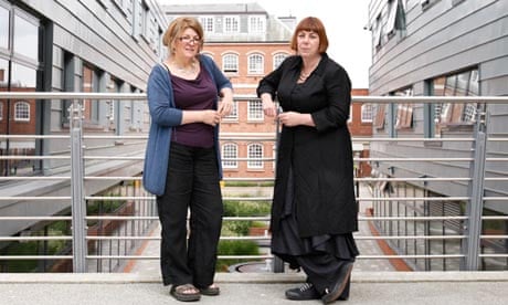 Clarissa Smith and Feona Attwood at Middlesex University