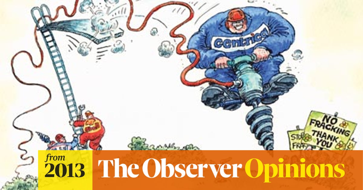 If Centrica is prepared to risk earthquakes in Blackpool ...