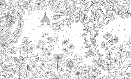secret garden colouring in for all  craft  the guardian