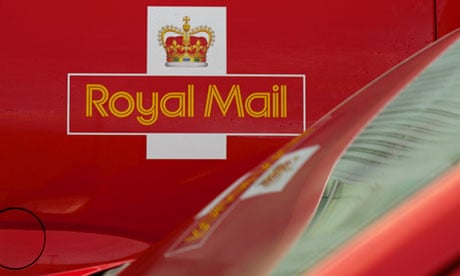 A Royal Mail delivery van
