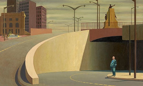 Jeffrey Smart's 1962 oil on canvas painting entitled Cahill Expressway