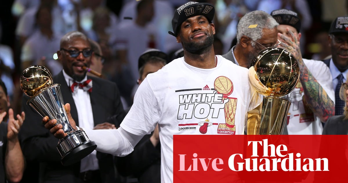 San Antonio Spurs Vs Miami Heat Live Sport The Guardian