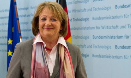 The German justice minister, Sabine Leutheusser-Schnarrenberger