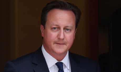 David Cameron at No 10