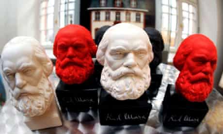 Germany - Karl Marx 125th obit - Busts of Karl Marx