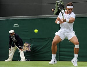 Nadal v Darcis: Nadal returns