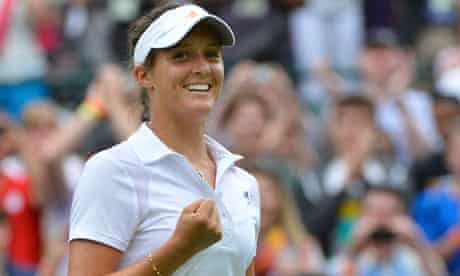 Laura Robson Wimbledon victory Maria Kirilenko
