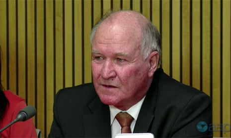 Tony Windsor speaking at a press conference