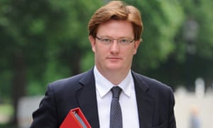 Danny Alexander arriving at the Treasury this morning.