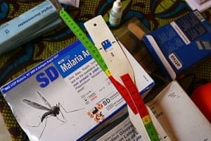 MSF in CAR: Malaria testing kit and other supplies