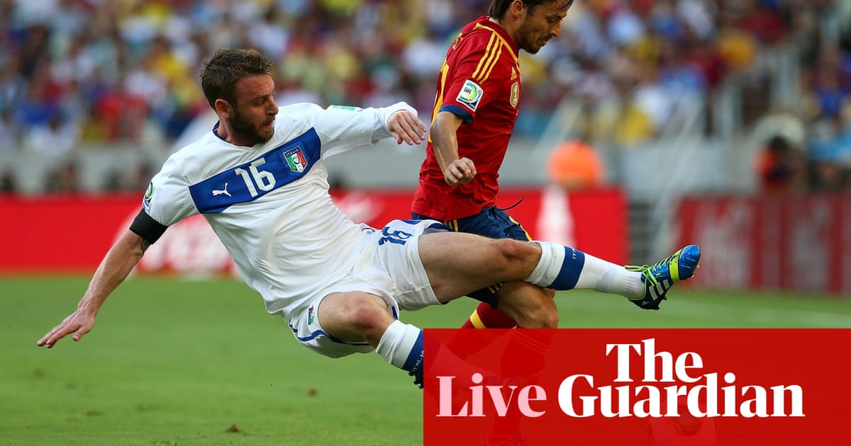 Spain V Italy Confederations Cup As It Happened Paul Doyle Football The Guardian