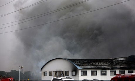 Fire at China poultry plant