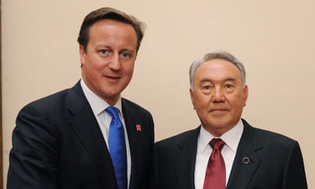 David Cameron Kazakhstan deal Nazarbayev