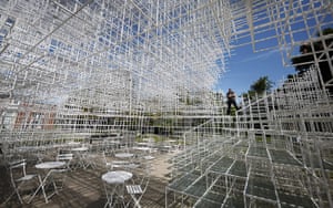 Serpentine pavilion: The pavilion occupies 357 square-metres of the lawn in front of the Serpent