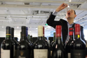 This file photo taken on December 14, 2011 shows a wine tasting event in Beijing.