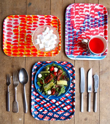 Jonna Saarinen's printed trays.