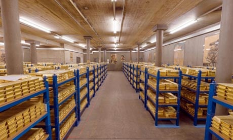 The Gold Vault at the Bank of England