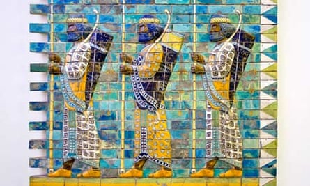 Detail from Babylon's Ishtar Gate, now at the Pergamon Museum in Berlin