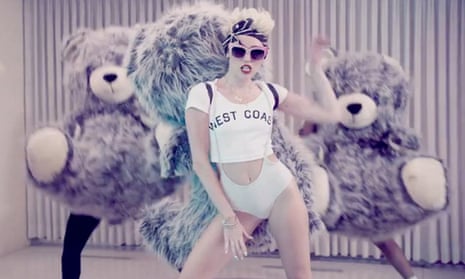 Miley Cyrus channels ‘Molly’ on the video for We Can’t Stop.