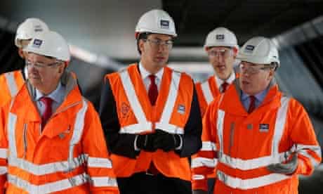 Miliband visits Crossrail