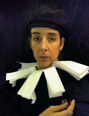 Big Picture-Katchadourian: Big Picture - Lavatory self-portraits in the  Flemish style using napkins