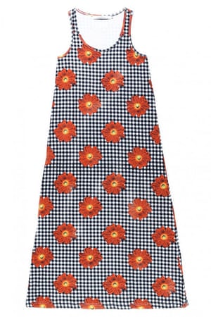 The best summer dresses: Red floral and gingham dress by Joyrich