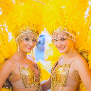 Showgirls in Las Vegas.