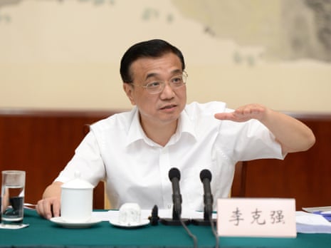 Chinese Premier Li Keqiang addresses a symposium on the economic situation of a number of provinces and regions in Nanning, capital of southwest China's Guangxi Zhuang Autonomous Region, July 9, 2013