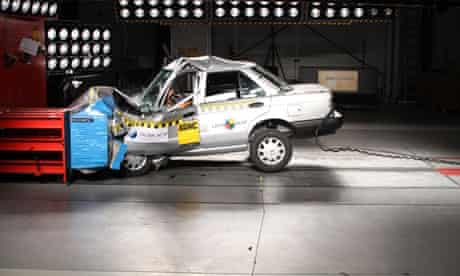 Nissan crash test