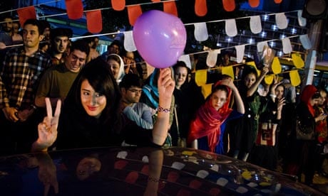 Iran election celebrations