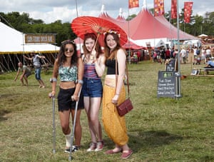 WOMAD vox pops: Mary Higgins, Chloe Winthrop, Caitlin Burrows 