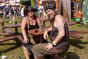 WOMAD vox pops: Tracey and Mark Nelson (49 and 47) from Torquay